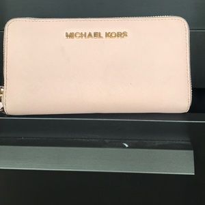 Michael Kors blush pink wallet